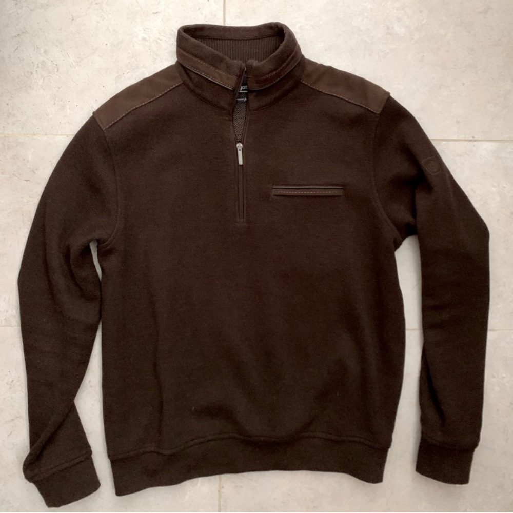 Bugatti quarter zip pullover sweater